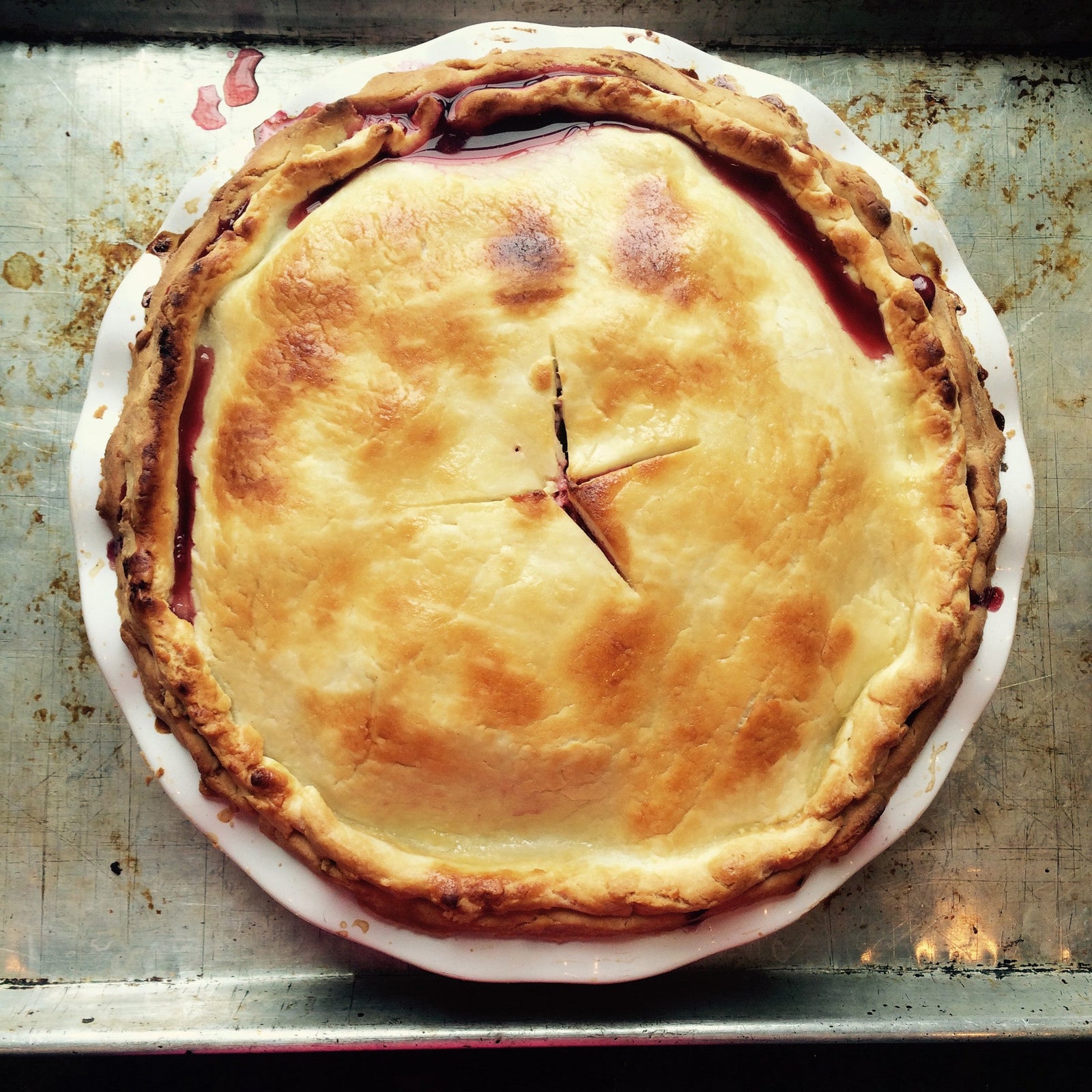 Gluten Free Berry-Rhubarb Pie (Recipe) - Utzy Naturals