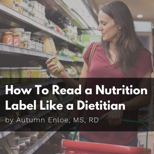 How to Read a Nutrition Label - Utzy Naturals