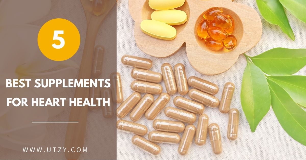 The 5 Best Supplements for Cholesterol & Heart Health - Utzy Naturals