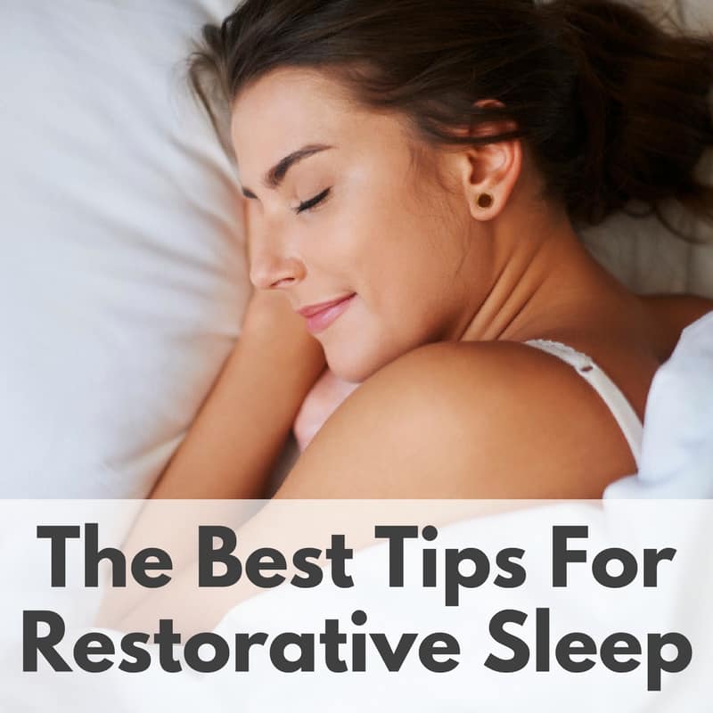 33 Sleep Tips for Getting Deep, Restorative Sleep! - Utzy Naturals