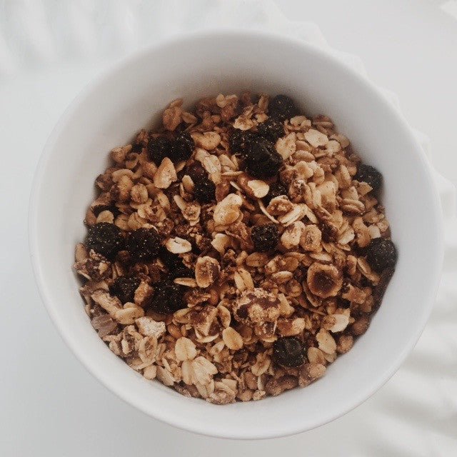 Blueberry Hazelnut Granola (Recipe) - Utzy Naturals