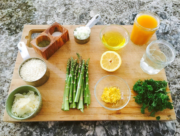 Lemon-Asparagus Risotto (Recipe) - Utzy Naturals