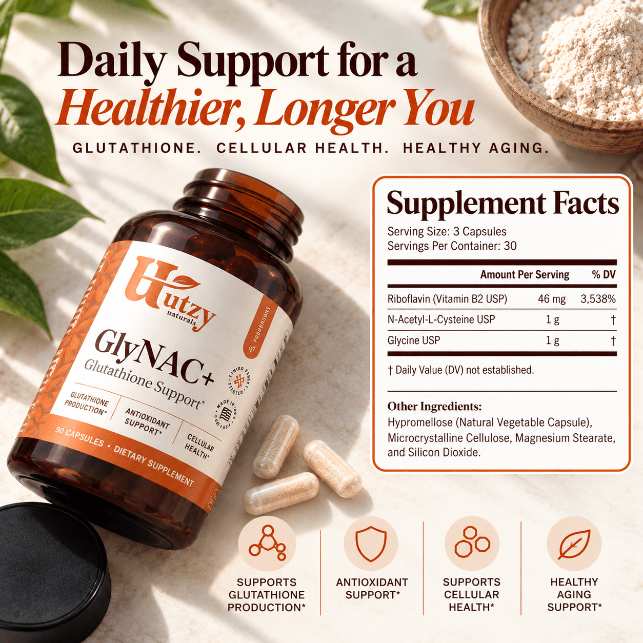 GlyNAC+ - Utzy Naturals