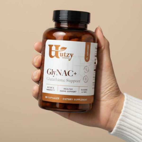 GlyNAC+ | High Dose Glycine & N-Acetyl Cysteine (NAC) Supplement - Utzy Naturals GlyNAC+ | High Dose Glycine & N-Acetyl Cysteine (NAC) Supplement - Utzy Naturals