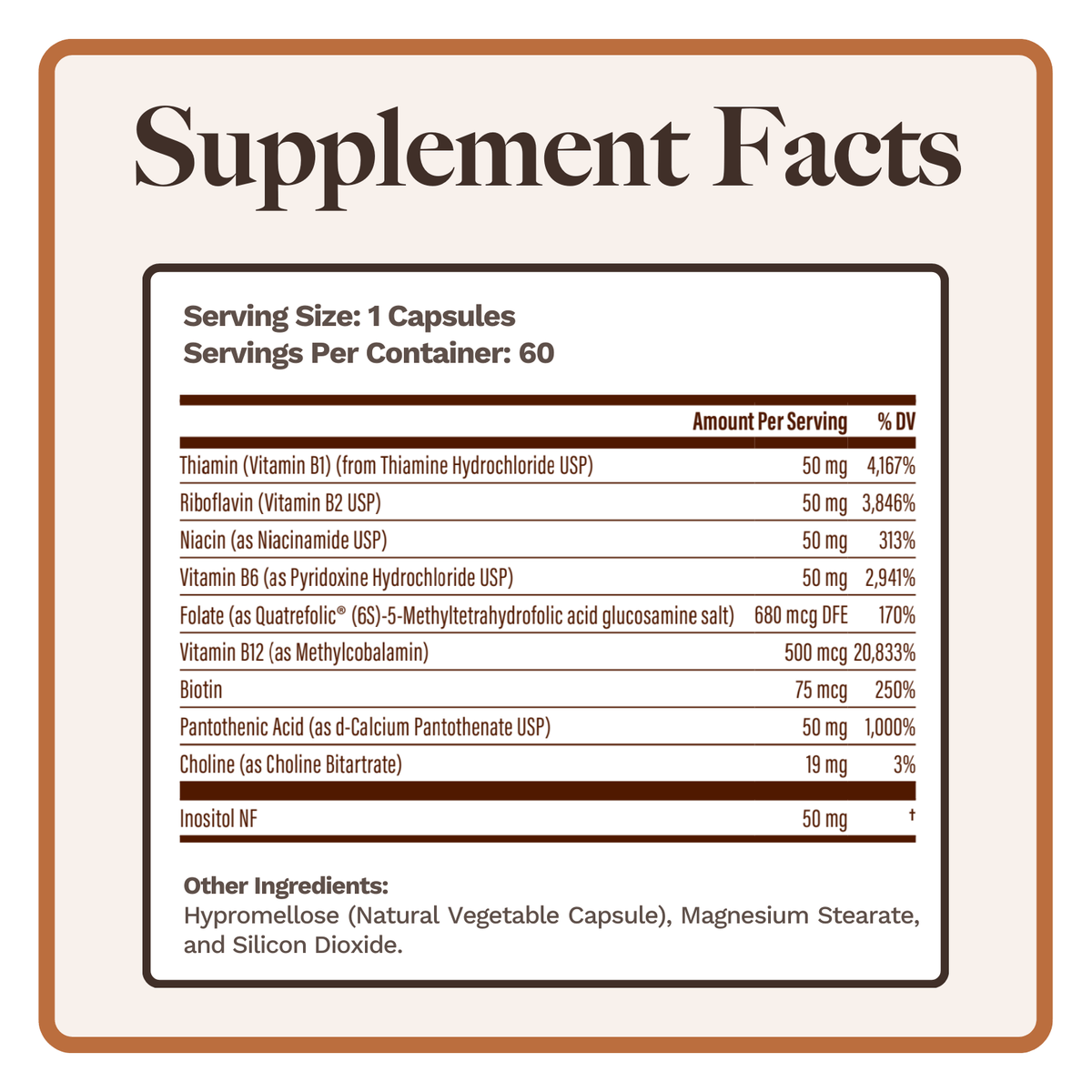 Vitamin B Complex - Utzy Naturals