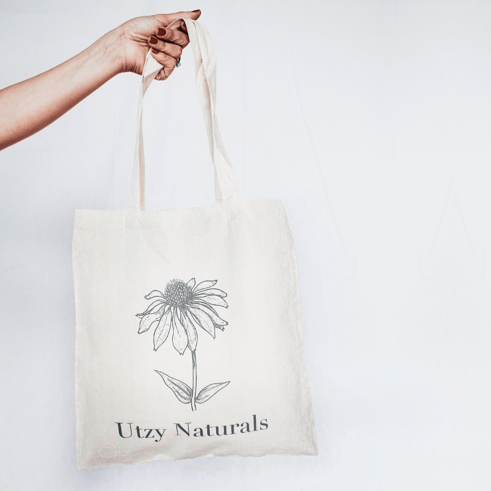 Organic Cotton Tote - Utzy Naturals