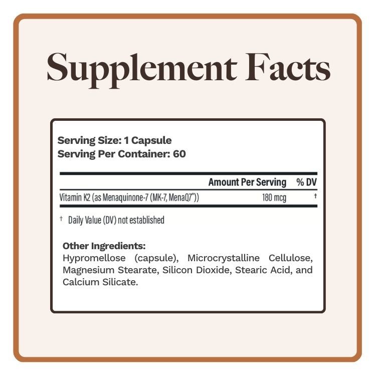 Vitamin K2 - Utzy Naturals